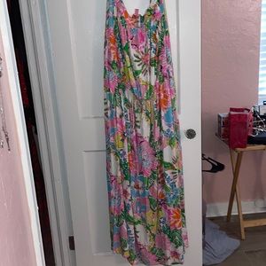 Lily Pulitzer Strapless Maxi Dress